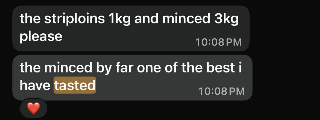 Customer testimonial