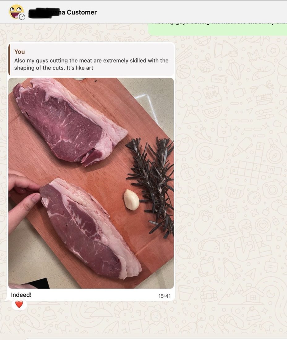 Customer testimonial